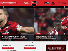 Tablet Screenshot of flamengo.com.br
